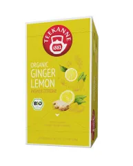 Teekanne Organic Ginger Lemon 20 x 1,8g torebek herbaty, organiczna